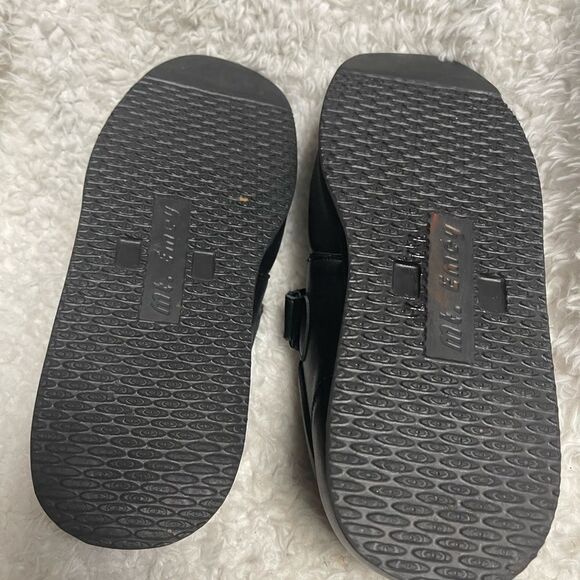 New Mt. Emey leather Black Comfort Orthotic Diabetic Walking Oxfords Men SZ 10.5 - Picture 9 of 10